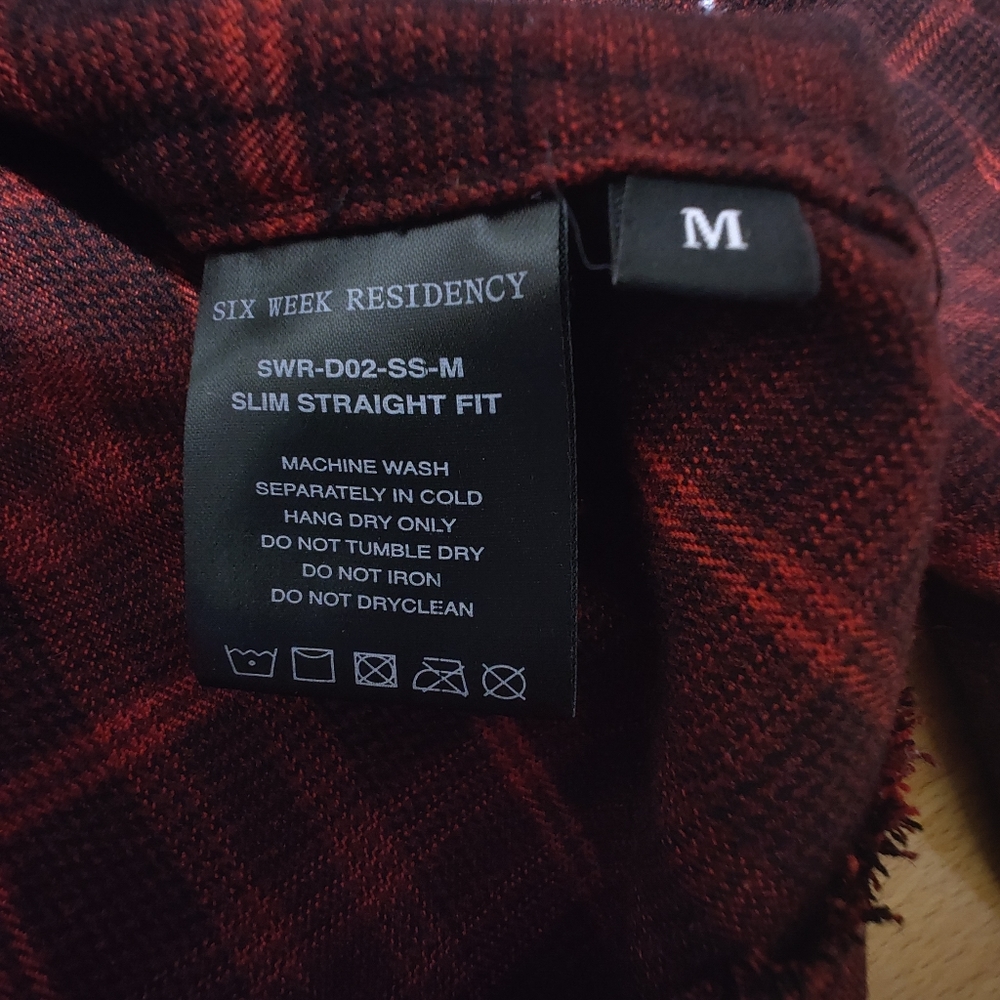 Bottom down flannel shirt